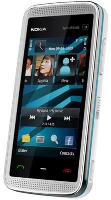 Nokia 5530 XpressMusic White Blue  - www.mobilhouse.cz