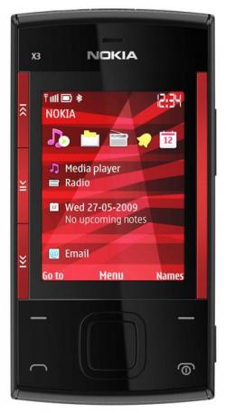 Nokia X3 Black Red - www.mobilhouse.cz